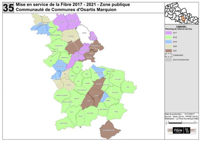 Mise en oeuvre de la fibre