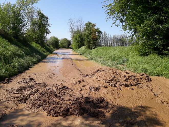 Inondation avec coulée de boue